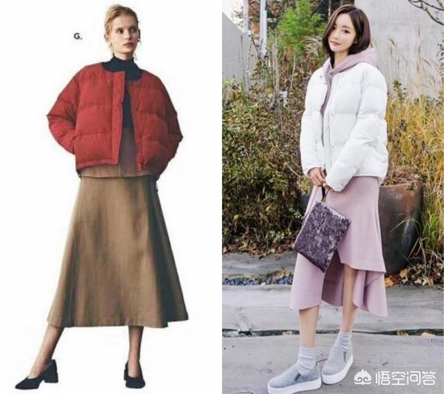超短牛仔棉衣如何搭配衣服(图34)