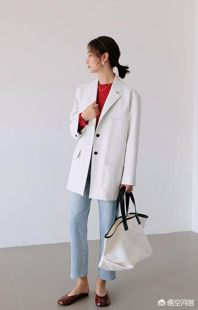 西装款皮衣如何搭配衣服(图7)