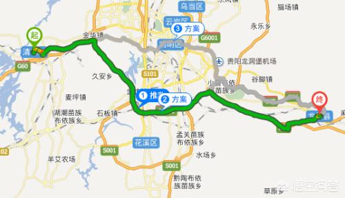 清镇到关岭走哪条路最近，过路费是多少