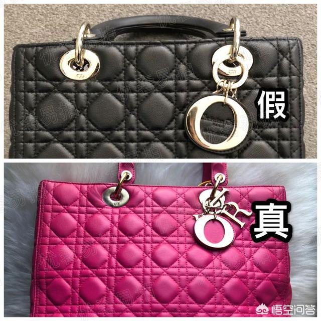 迪奥水桶包真假对比,迪奥水桶包真假对比图