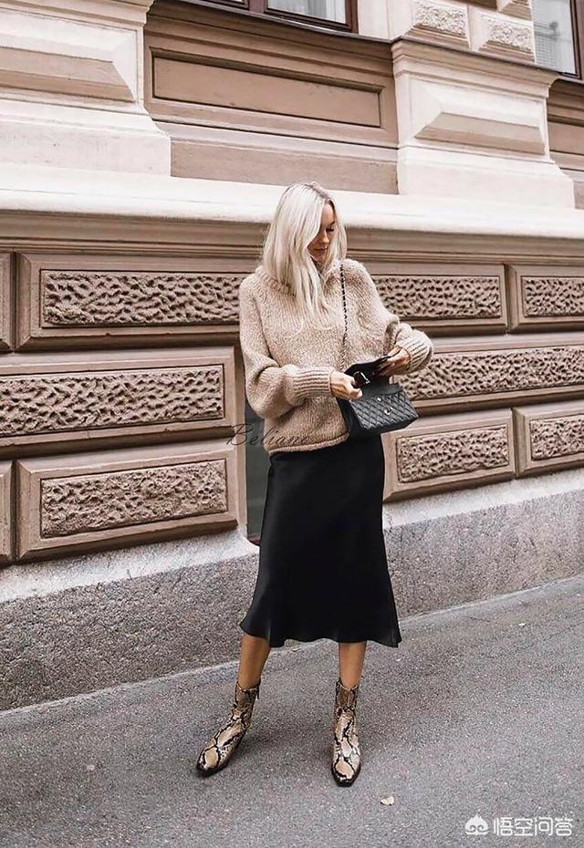 胖妹妹黑色长裙如何搭配(图3)