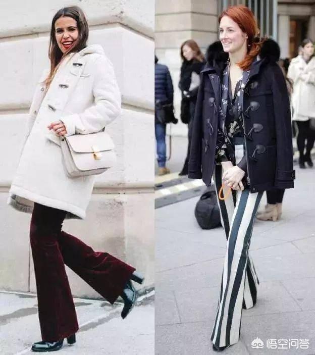 红色牛角扣大衣如何搭配