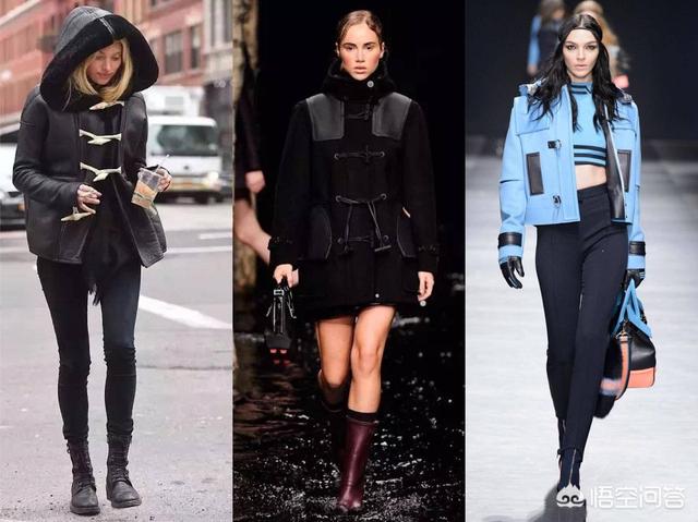 红色牛角扣大衣如何搭配(图5)