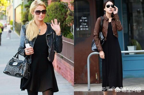 黑色针织裙子如何搭配外套(图7)