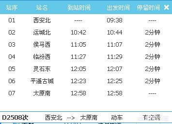 d2506d2506次列车经过站点
