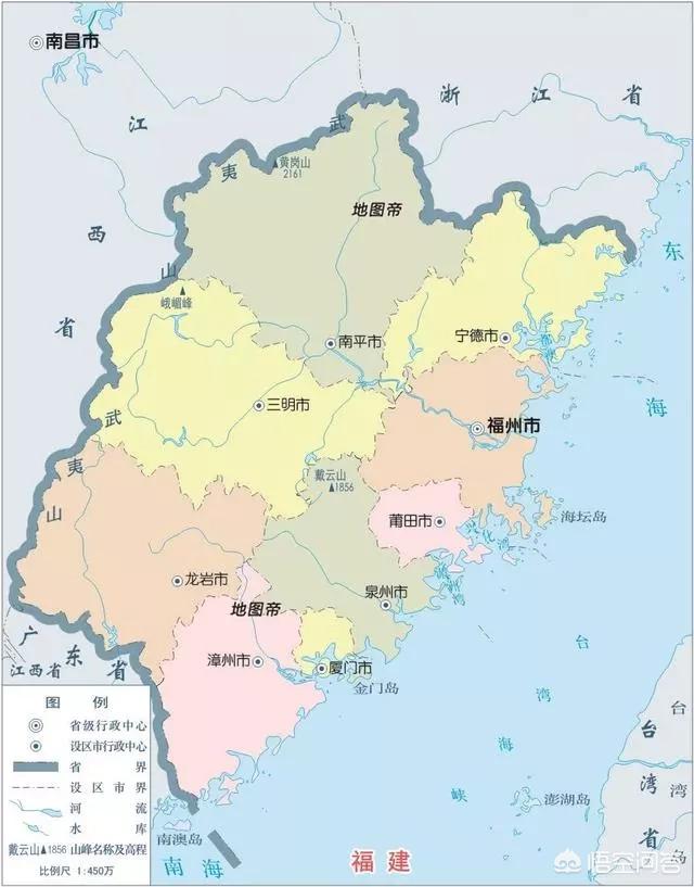 福建在中国的哪个地方？