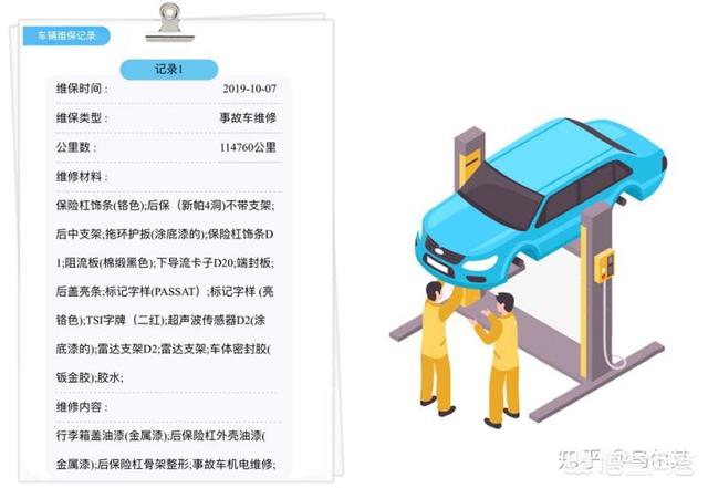 怎么查二手车的维修记录，出险记录