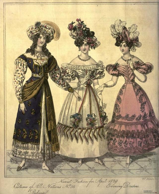中世纪欧洲女性衣裙穿着演变历史？中世纪欧洲妇女华丽裙子