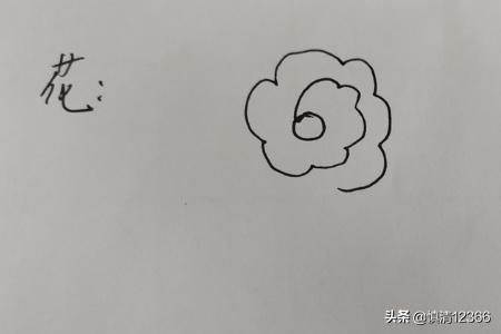 花卉筒笔画?简笔画,花卉!