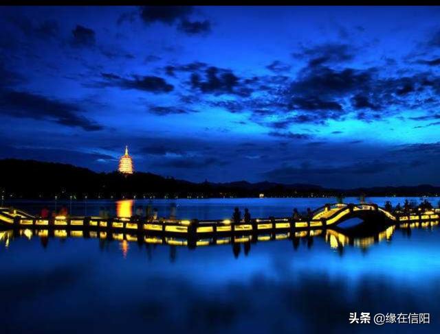杭州必去景点夜景图片(图9)