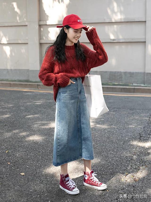 牛仔长裙如何搭配衣服女(图6)