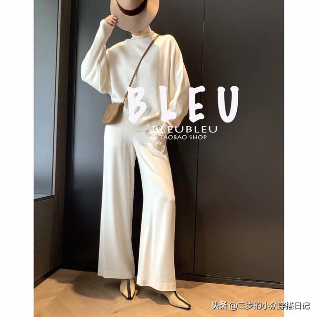 时尚白色大毛衣如何搭配(图13)