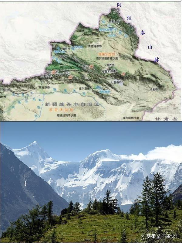 山脉地图（山脉别称？）