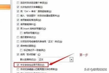 Word如何快速完成中英文两种字体的设置