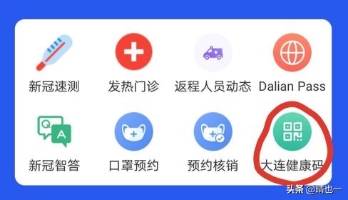 大连市健康码什么颜色