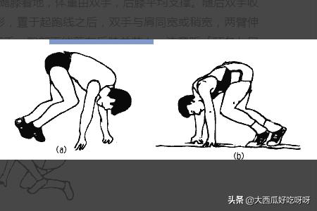 田径比赛起跑步骤介绍？