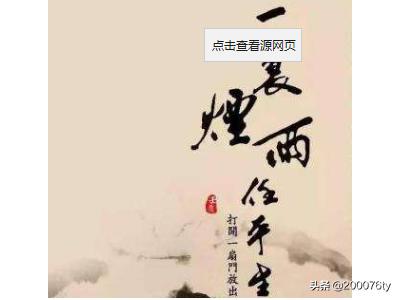一蓑烟雨任平生（一蓑烟雨任平生翻译）