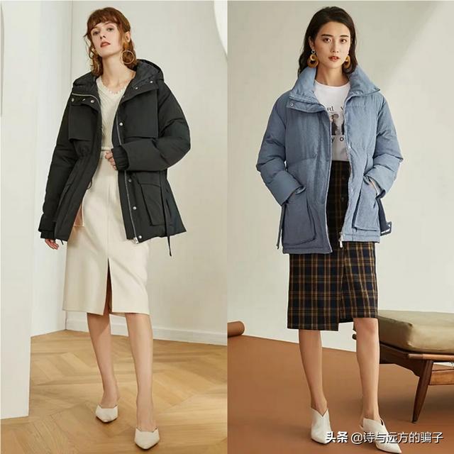 超短牛仔棉衣如何搭配衣服(图52)