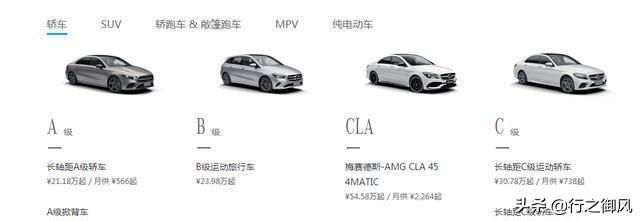 奔驰的车
