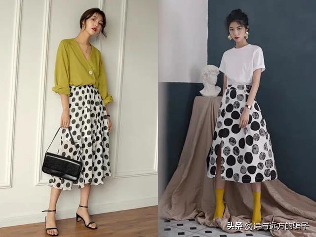 [波点衬衫]波点半身裙搭配攻略？