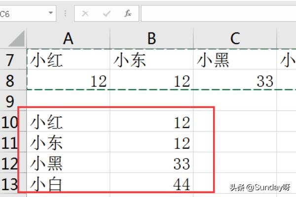 excel怎么把横排变竖排(图4)