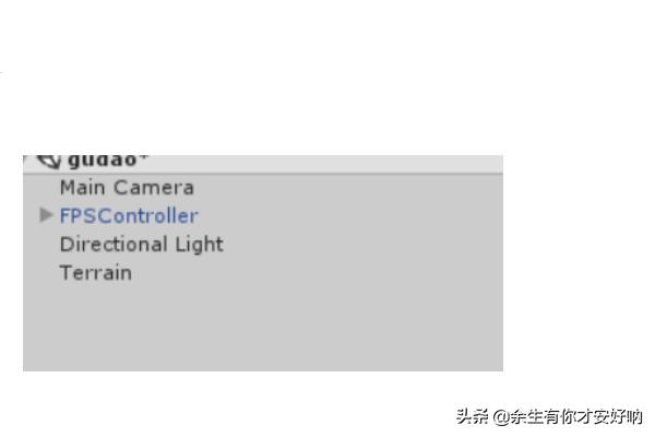 unity3d第一人称视角控制器用法