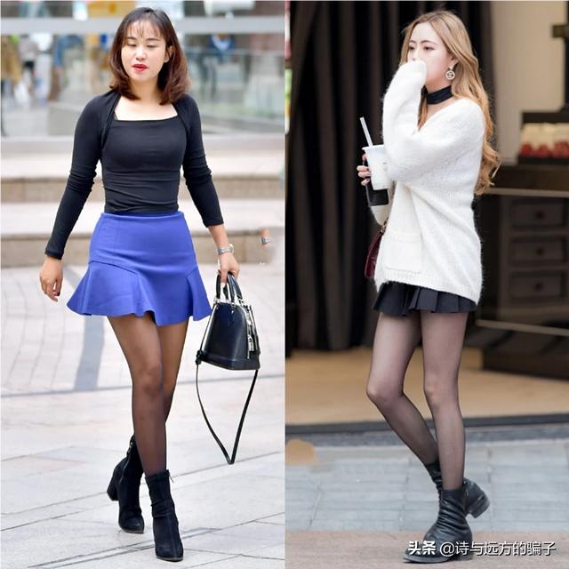 如何优雅的搭配黑色丝袜(图3)