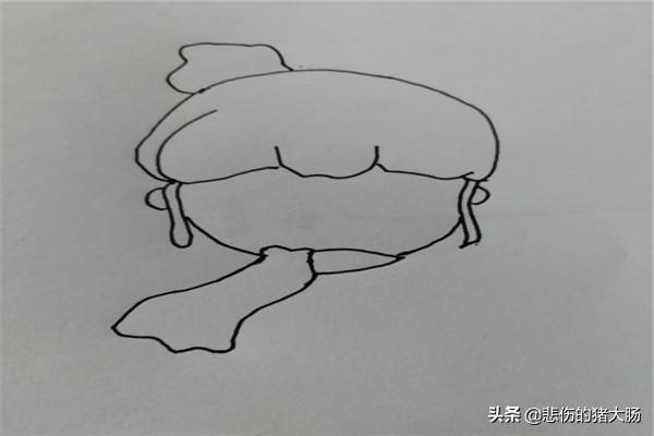 可爱小女孩的简笔画？