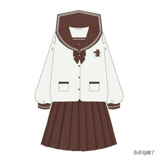 jk百褶裙简笔画