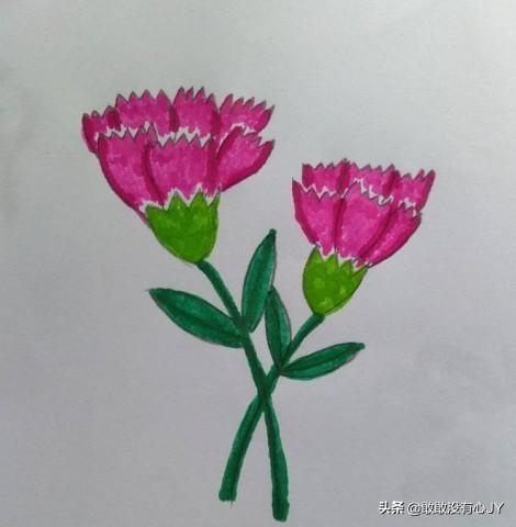 花卉筒笔画?简笔画,花卉!