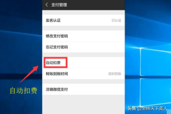怎么查看自己微信中的免密自动扣费的项目