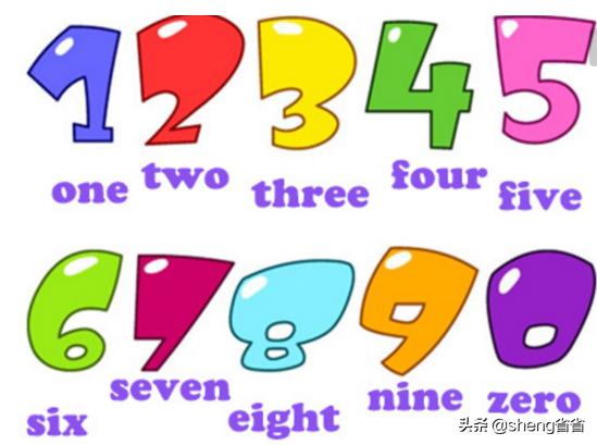 一到9的英文怎么写