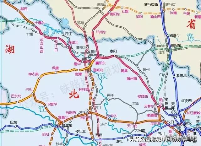 襄阳高铁路线分布图,襄阳高铁路线分布图高清