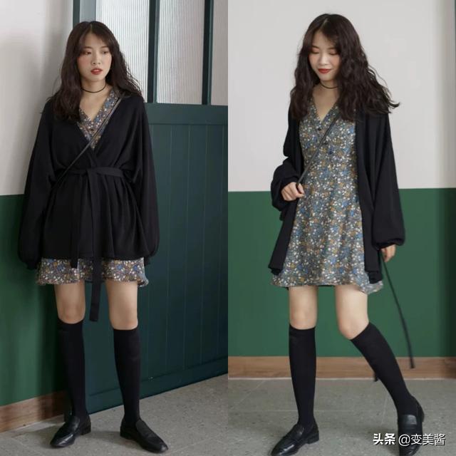 黑色针织外套冬季如何搭配(图10)