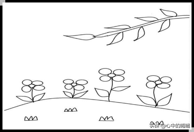 春日花卉简笔?春日花卉简笔画!