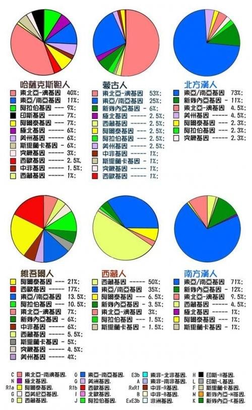 汉族基因分布图图片