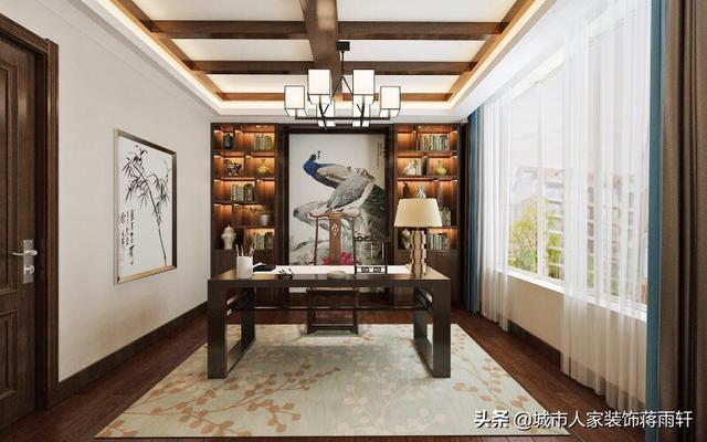 地毯如何搭配窗帘客厅挂(图3)