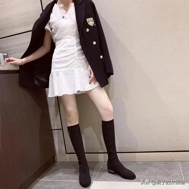 黑色长靴秋天怎么搭配(图1)