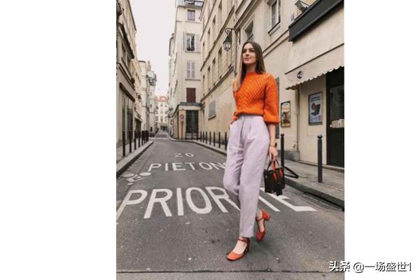 如何搭配橘色衣服女士穿(图4)