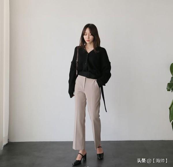 女士黑色衬衣怎么搭配(图79)