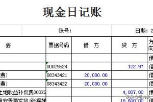 现金日记账填写样本图，库存现金日记账填写样本图