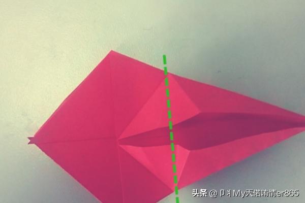 百合花折纸-百合花折纸教程