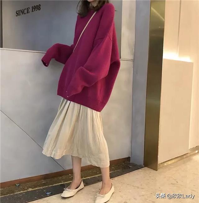 慵懒风毛衣外套如何搭配(图15)
