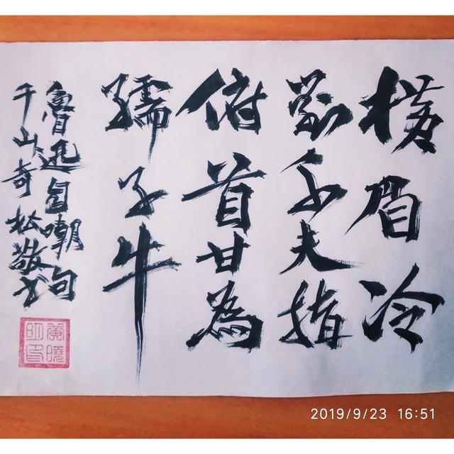 鲁迅行书字体教程大全