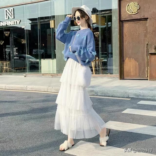 毛衣连衣纱裙怎么搭配(图3)