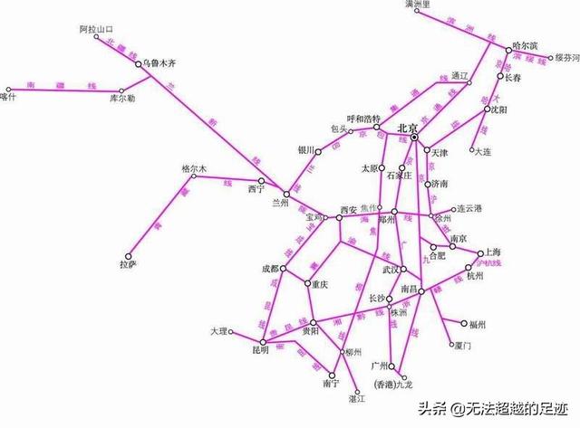 最新版中国铁路线路图,最新版中国铁路线路图高清