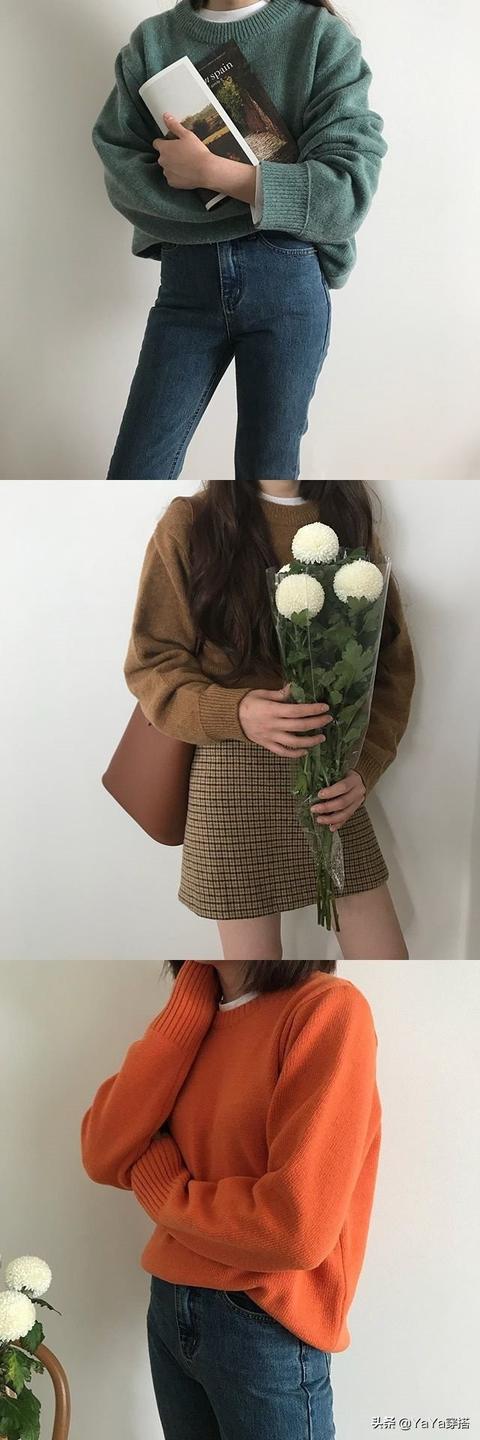 慵懒风毛衣外套如何搭配(图37)