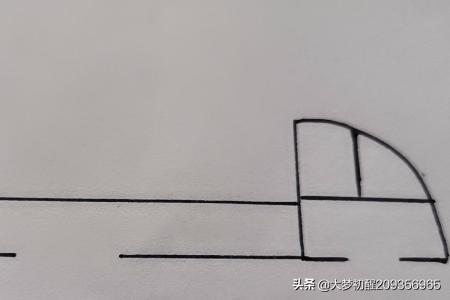 简笔画古代兵器戈的画法？