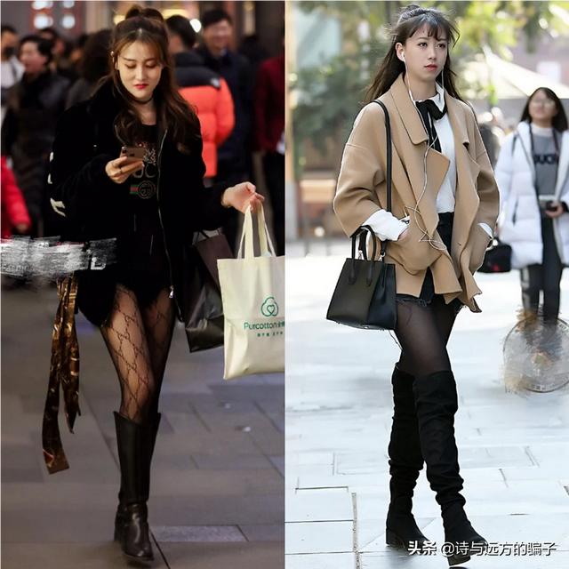 如何优雅的搭配黑色丝袜(图4)