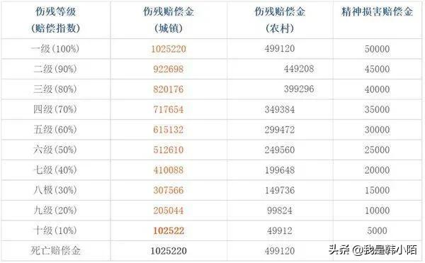 保险伤残标准和人身损害赔偿标准不一致 意外保险十级伤残评定标准？